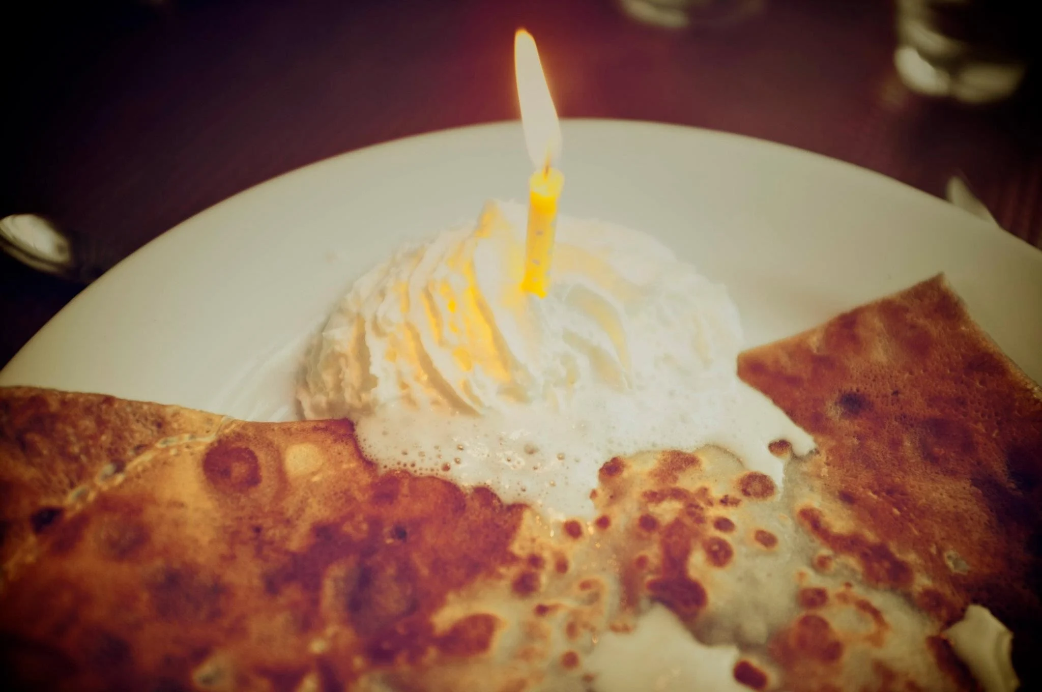 crêpe d'anniversaire